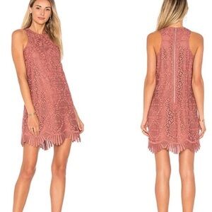 Lovers + Friends Caspian Lace Shift Dress Sz XS